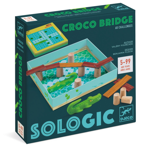 De Logica - Joc de logica Podul crocodilului, Djeco