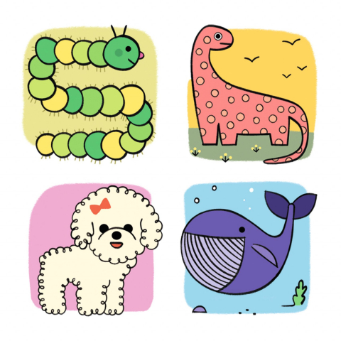 Joc Eduludo Deseneaza pas cu pas Lama & co, Djeco [1]