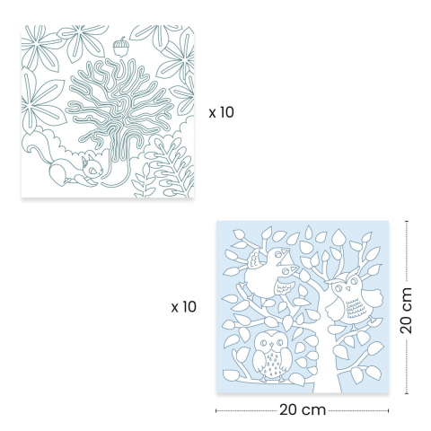 Jocuri si planse de colorat Padure, Djeco [2]