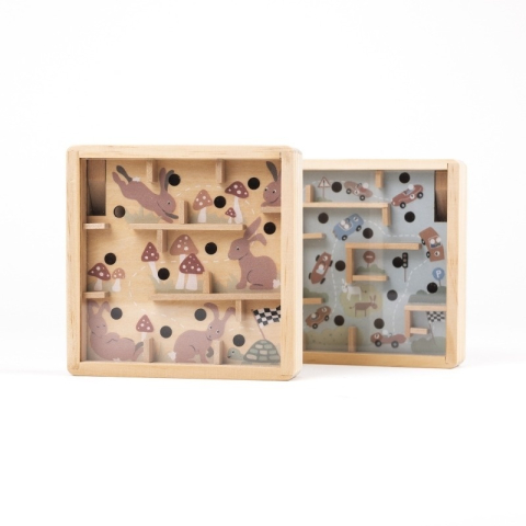 Educative - Labirint din lemn cu bila, Egmont Toys
