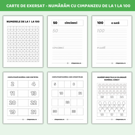 Numărăm cu Cimpanzeu de la 1 la 100 [1]