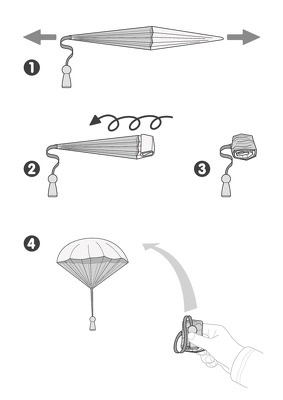 Parasutist Erou in zbor, Djeco [4]