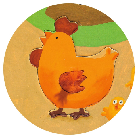 Puzzle gigant tactil Ferma, Djeco [2]