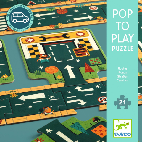 Puzzle Pop to play Drumuri, Djeco [3]