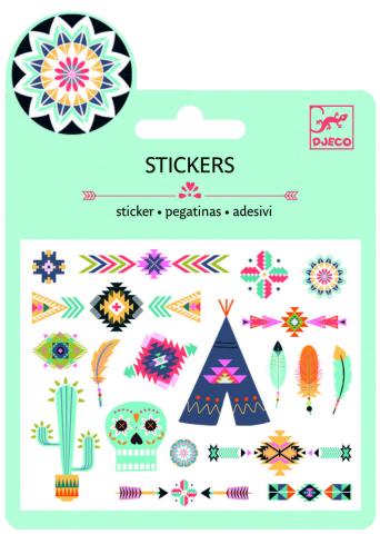 Seturi de Creatie - Set abtibilduri Western, Djeco