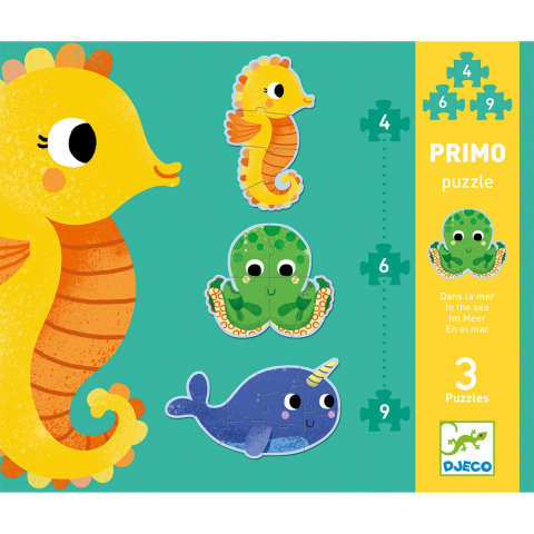 Set puzzle-uri evolutive In ocean, Djeco [1]