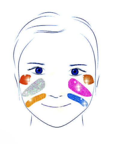 Trusa make-up culori metalice non alergice, Djeco [1]