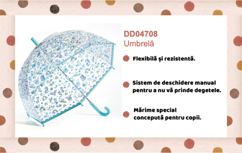 Umbrela pentru copii Unicorni, Djeco [1]