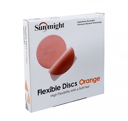 Șlefuire - Flexible Film, discuri, 150 mm, 15 gauri, Sunmight
