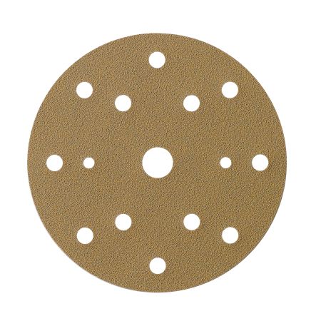 Șlefuire - Gold - ALoX, 150 mm, 15 gauri, disc velcro, Sunmight