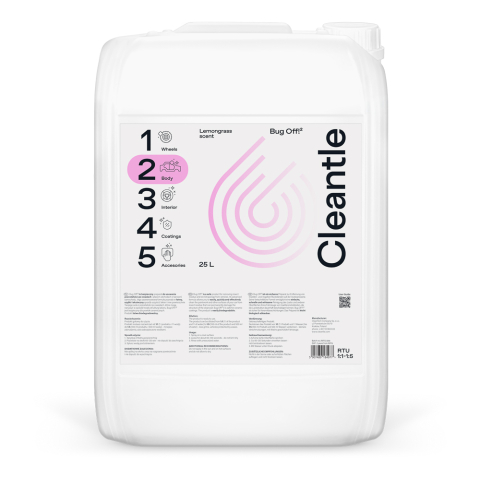 Sampon Auto - Solutie curatare insecte Cleantle Bug Off, 25L