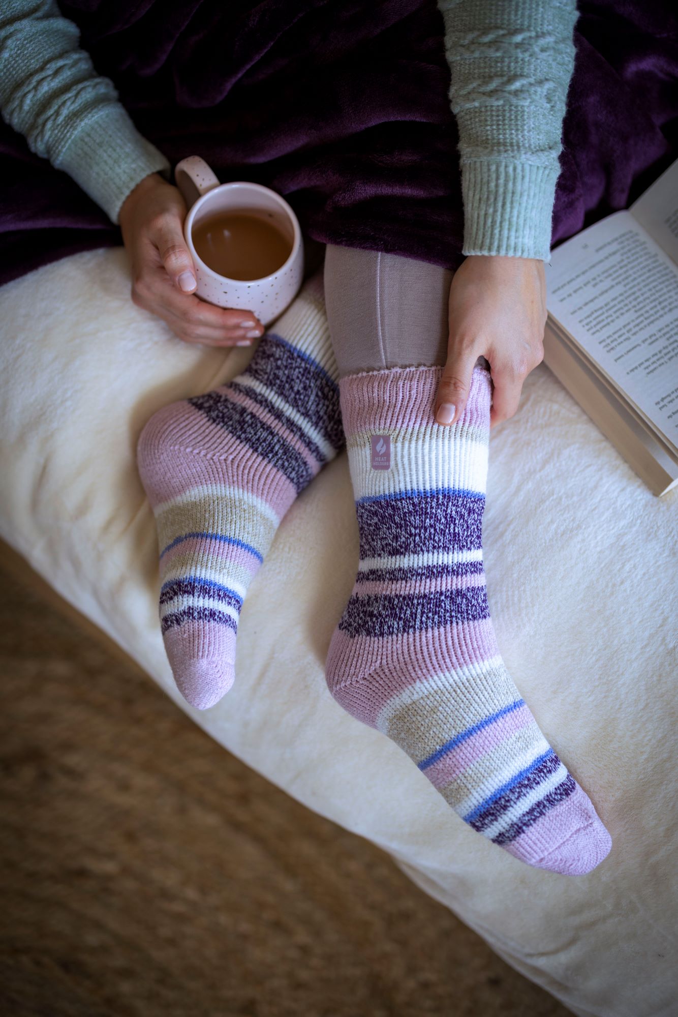 Șosete extra moi, perfecte pentru zilele reci și relaxare totală.