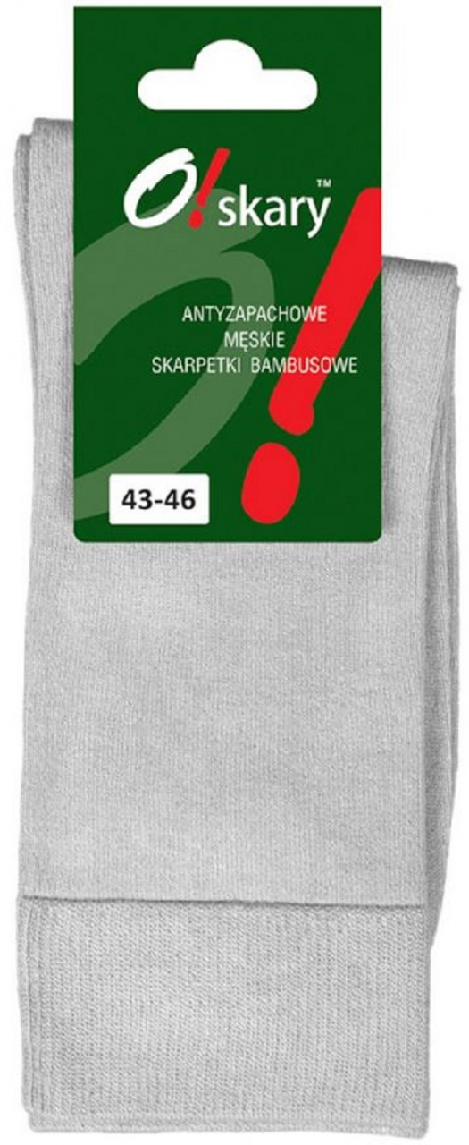 Ciorapi casual antiperspiranti din bambus O!skary, gri deschis, 39-42 [2]