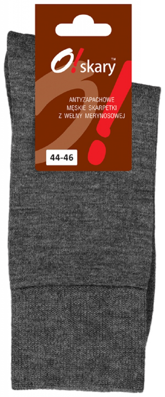 Ciorapi casual antiperspiranti din lana O!skary, gri-inchis, 41-43 [2]