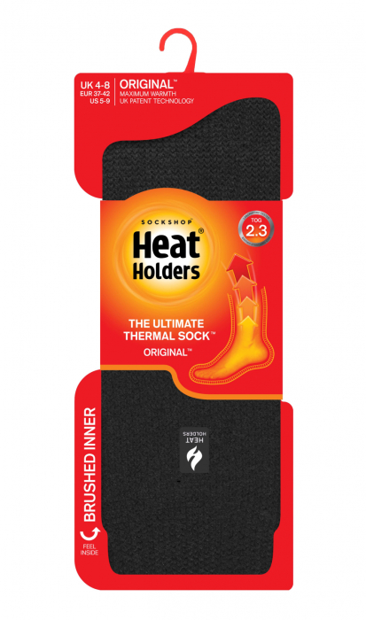 Ciorapi Heat Holders Juniper 37-42, Negre, Antiderapante [2]