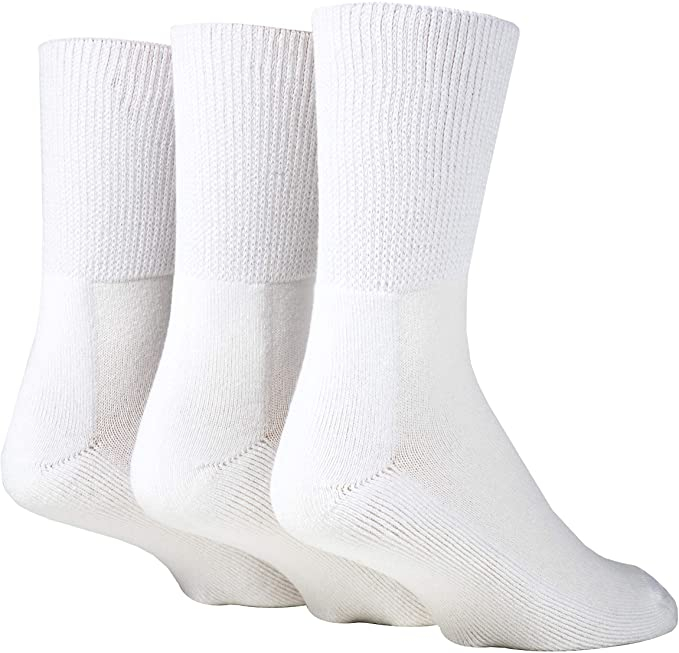 Ciorapi pentru diabetici Iomi Footnurse cu amortizare, albi, marime 43-45, 3 perechi/set [5]