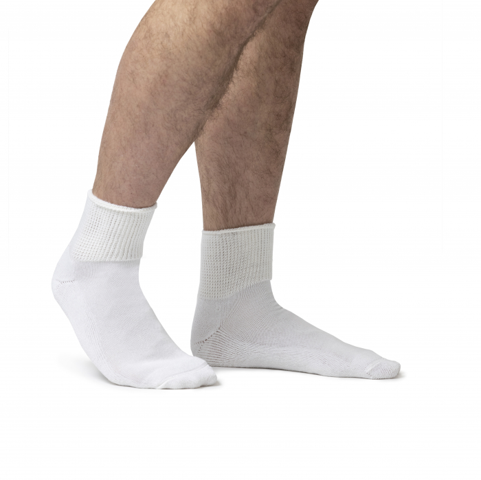 Ciorapi pentru diabetici Iomi Footnurse cu lungime pana la glezna, albi, marime 43-45, 3 perechi/set [3]