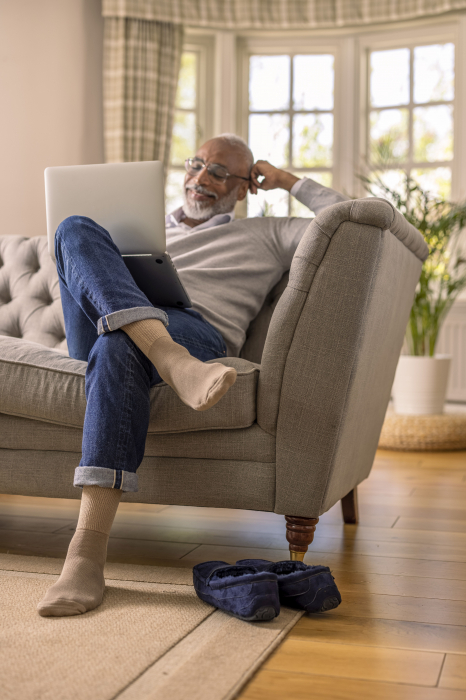 Ciorapi pentru diabetici, Iomi Footnurse, gentle grip, maro inchis, marime 37-42, 3 perechi/set [4]