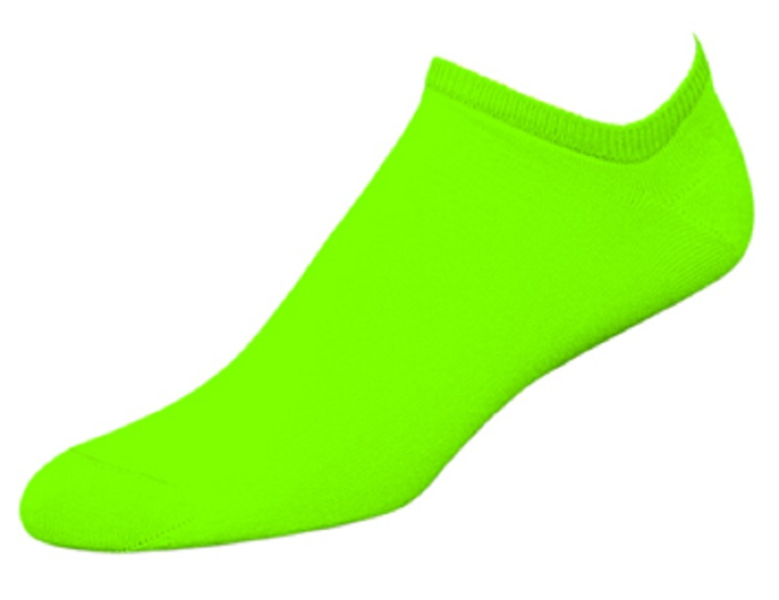 Ciorapi scurti antiperspiranti O!skary antialunecare, verde fluorescent, 36-38 [1]