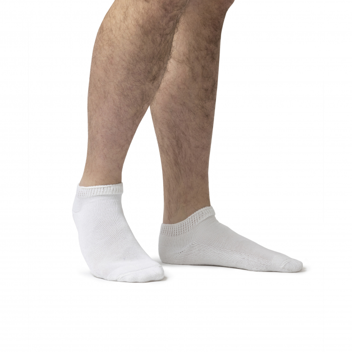 Set ciorapi pentru diabetici Iomi Footnurse cu amortizare scurti, albi, marime 43-45, 3 perechi/set [4]