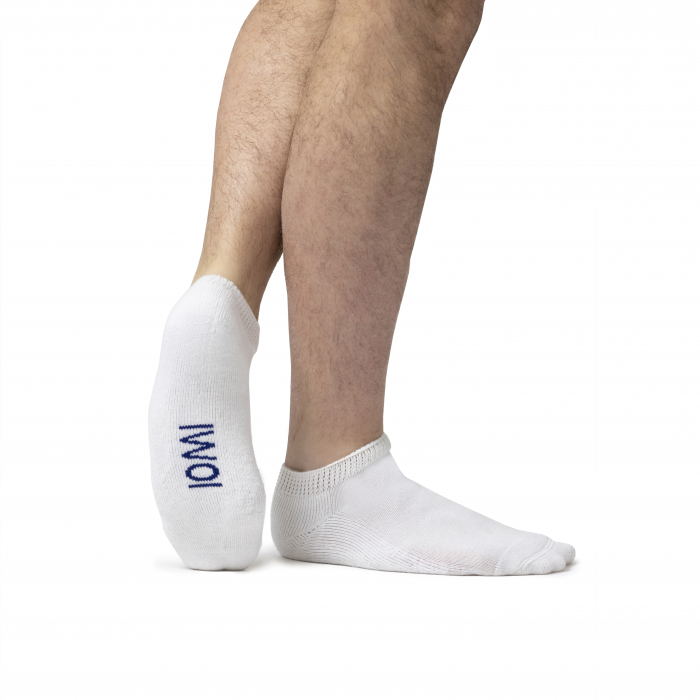 Set ciorapi pentru diabetici Iomi Footnurse cu amortizare scurti, albi, marime 43-45, 3 perechi/set [2]