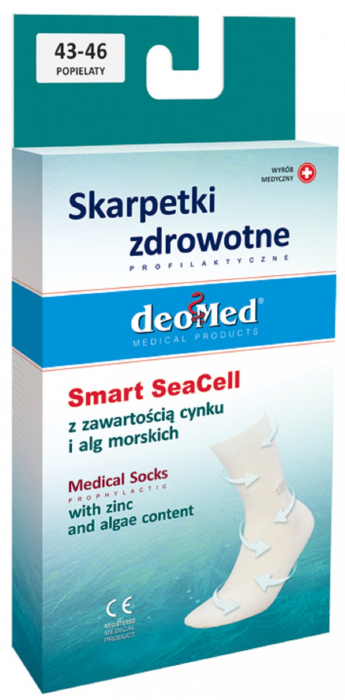 Sosete Deomed cu continut de alge si oxid de zinc natur, 39-42 [2]
