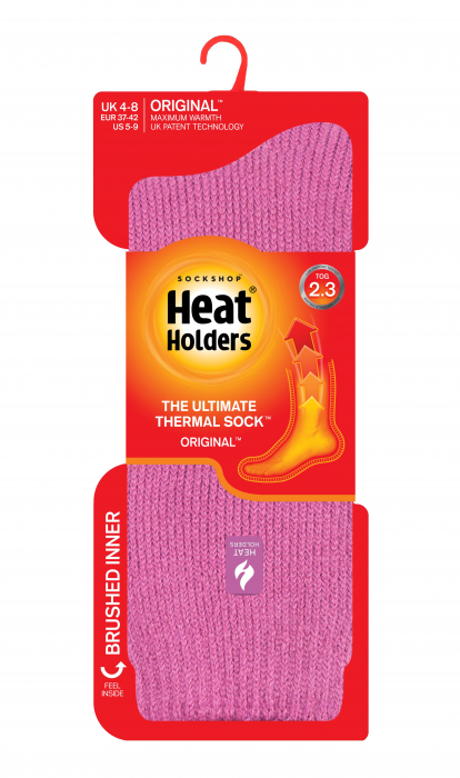 Sosete Femei, Heat Holders Antiderapante, Roz [2]