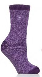 Sosete femei, Heat Holders Antiderapante Violet [1]