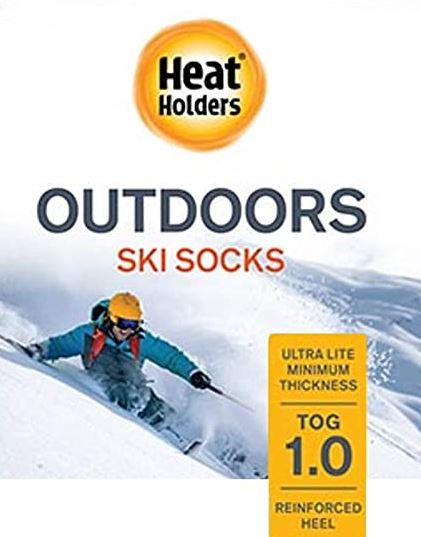 Sosete Heat Holders Ultra Lite, Ski, Alb-Negru 37-42 EU [2]