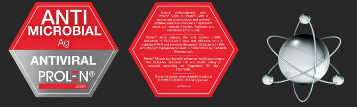 Sosete pentru diabetici, certificate ca dispozitiv medical, Deomed din bumbac si ioni de argint, albastri, 43-46 [6]