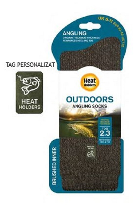 Sosete termice Heat Holders Angling lungi, pentru pescuit, verzi marime 37-42 [2]