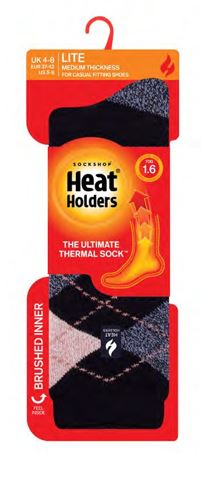 Sosete termice Heat Holders Cali, navy marime 37-42 [2]