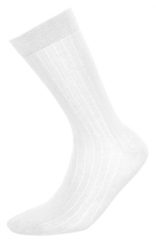 Sosete casual O!SKARY  - Ciorapi casual antiperspiranti O!skary clasic albi 39-42