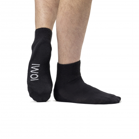 Ciorapi cu lungime pana la glezna Iomi Footnurse pentru diabetici, negri, marime 39-42, 3 perechi/set [1]