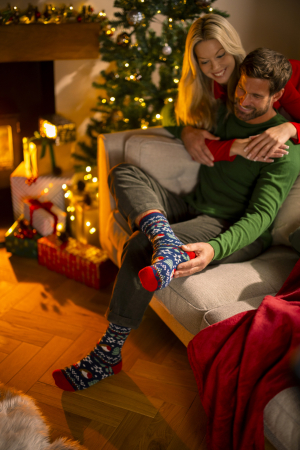 Ciorapi Heat Holders Model de Craciun, Fun festive 37-42 [1]