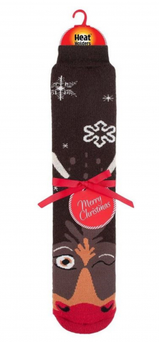 Sosete termice HEAT HOLDERS - Ciorapi Heat Holders Model de Craciun, Rudolph 37-42