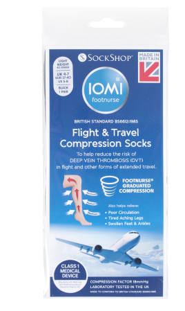 Sosete medicinale IOMI FOOTNURSE - Ciorapi pentru calatoriile aeriene Iomi Footnurse, natur, marime 37-40
