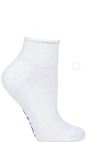Ciorapi pentru diabetici, aprobati de catre medicii podologi din Marea Britanie, Iomi Footnurse, Iomi Footnurse cu lungime pana la glezna, albi, marime 39-42, 3 perechi/set [4]