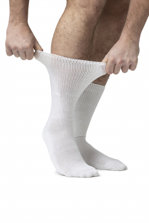 Sosete medicinale IOMI FOOTNURSE - Ciorapi pentru diabetici Iomi Footnurse cu amortizare, albi, marime 37-42, 3 perechi/set