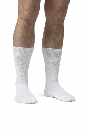 Ciorapi pentru diabetici Iomi Footnurse cu amortizare, albi, marime 43-45, 3 perechi/set [3]