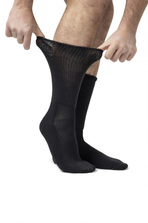 Ciorapi pentru diabetici Iomi Footnurse cu amortizare, negri, marime 37-42, 3 perechi/set [0]