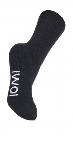 Ciorapi pentru diabetici Iomi Footnurse cu amortizare, negri, marime 43-45, 3 perechi/set [3]