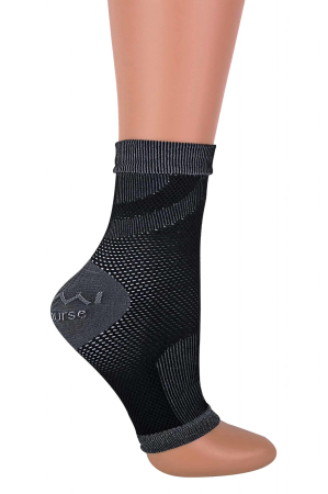 Compresa pentru fasceita plantara Iomi Footnurse, neagra, marime S/M [0]