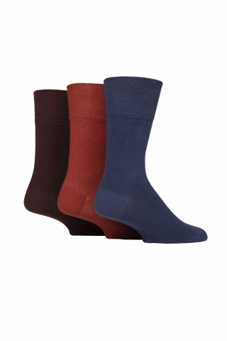 Sosete medicinale IOMI FOOTNURSE - Set 3 perechi, ciorapi pentru diabetici, Iomi Footnurse gentle grip, portocaliu, visiniu, mov, marime 39-45