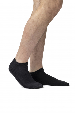 Set ciorapi pentru diabetici Iomi Footnurse, aprobati de catre medicii podologi din Marea Britanie, cu amortizare scurti, negri, marime 37-42, 3 perechi/set [3]
