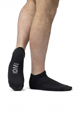 Set ciorapi pentru diabetici Iomi Footnurse, aprobati de catre medicii podologi din Marea Britanie, cu amortizare scurti, negri, marime 39-42, 3 perechi/set [1]
