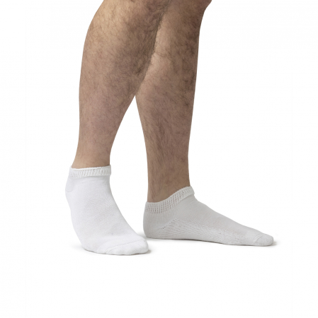 Set ciorapi pentru diabetici Iomi Footnurse cu amortizare scurti, albi, marime 37-42, 3 perechi/set [2]