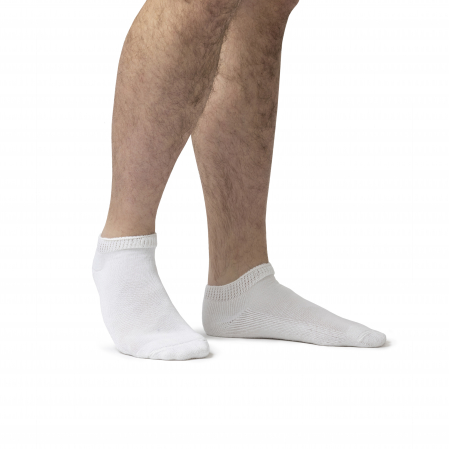 Set ciorapi pentru diabetici Iomi Footnurse cu amortizare scurti, albi, marime 43-45, 3 perechi/set [3]