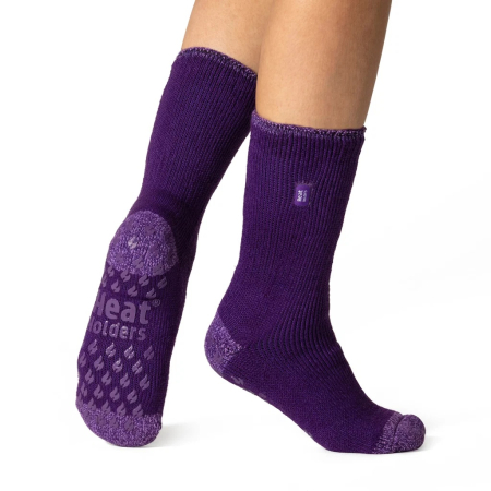 Sosete femei, Heat Holders Antiderapante Violet [0]