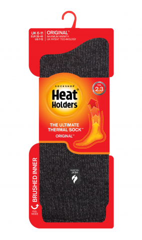 Sosete termice HEAT HOLDERS - Sosete Heat Holders Finch, Charcoal, marime 39-45